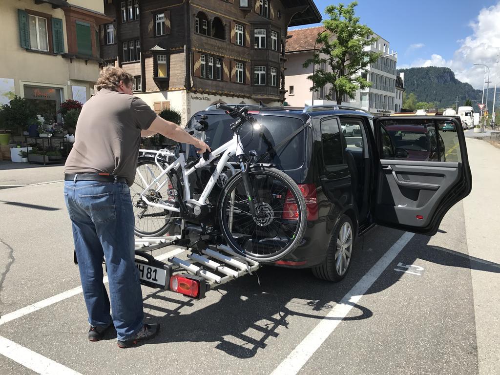 Ferienwohnung Laax Mit Traumblick, Grossem Balkon Und Terrasse Exterior foto