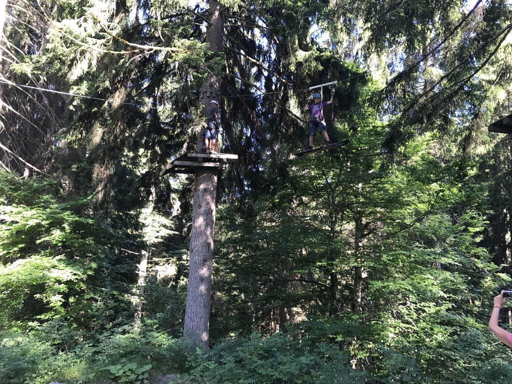 Ferienwohnung Laax Mit Traumblick, Grossem Balkon Und Terrasse Exterior foto